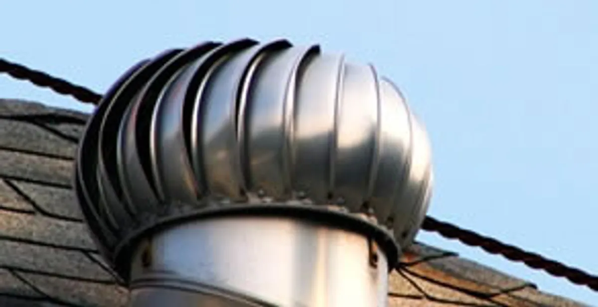 attic fan installation services with professionally installed roof ventilation unit in Sacramento, CA
