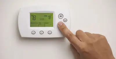 Digital thermostat installation with precise temperature programming in Sacramento, CA