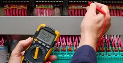 electrical service showing professional testing and troubleshooting of electrical panel by licensed electricians in Sacramento, CA