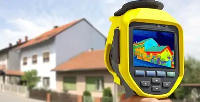 home energy audit service performing exterior thermal inspection to identify energy loss in Sacramento, CA