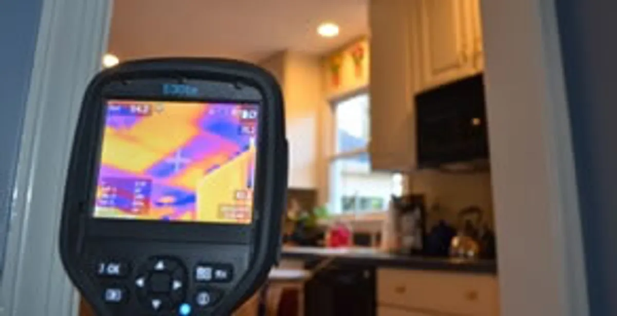 home energy audit service using thermal imaging to evaluate electrical efficiency inside a home in Sacramento, CA