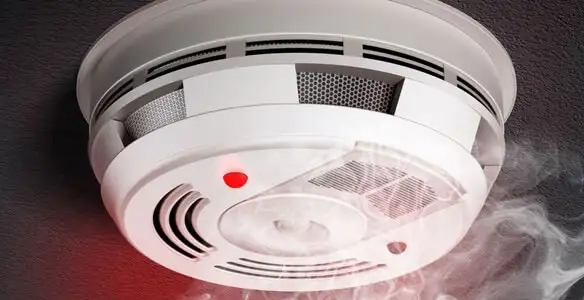 Installed smoke detector providing reliable fire detection in Sacramento, CA