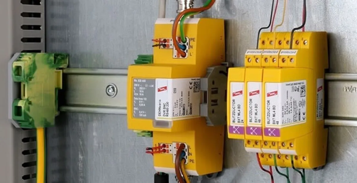 lightning surge protection system with surge suppressors installed by electrical service professionals in Sacramento, CA