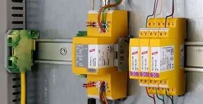 lightning surge protection system with surge suppressors installed by electrical service professionals in Sacramento, CA