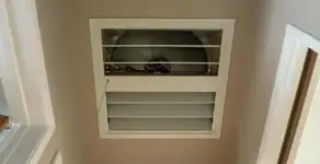 whole house fan installation services with ceiling-mounted ventilation system in Sacramento, CA